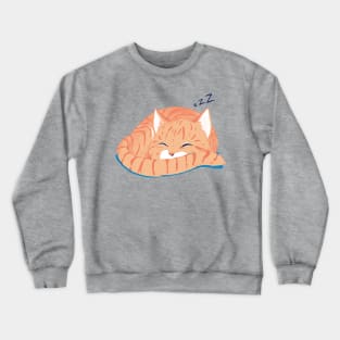 Sleepy kitty Crewneck Sweatshirt